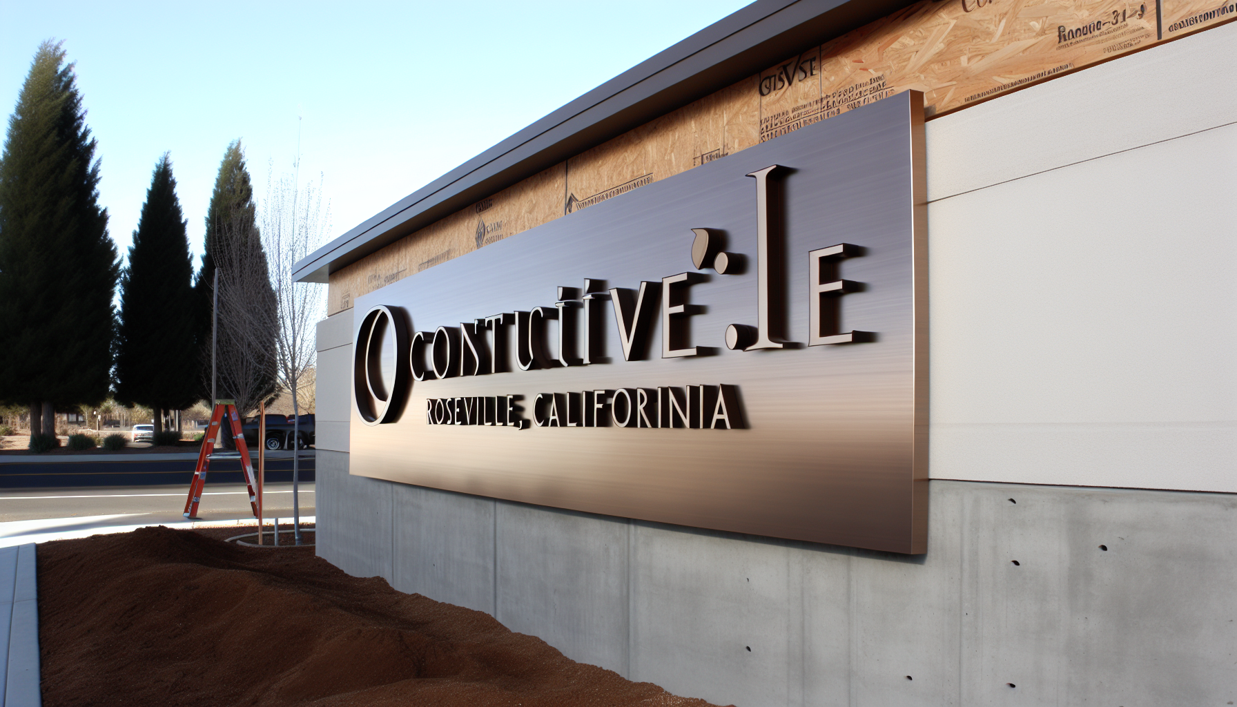 AFCultures delivers expertly crafted custom signs for Construction companies in Roseville, CA—boosting brand visibility, style, and trust.