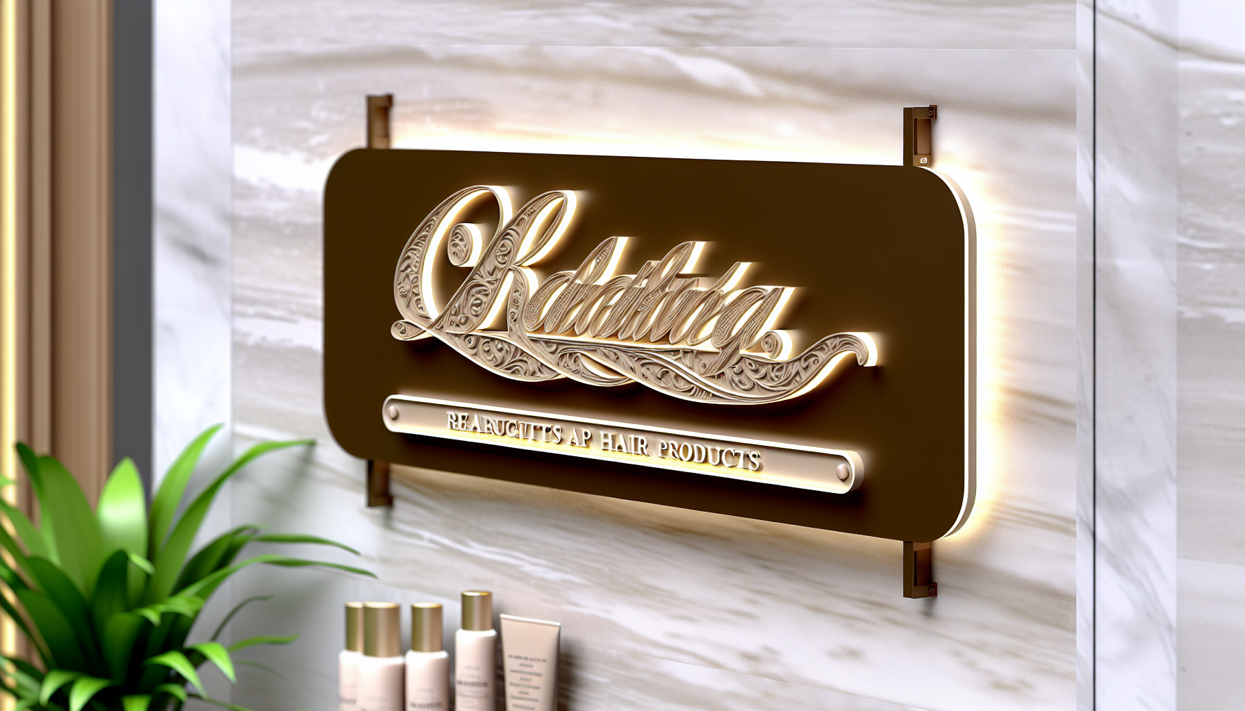 Elevate your California Hair Products Store with custom signs by AFCultures—crafted for visibility, brand identity, and lasting impression.