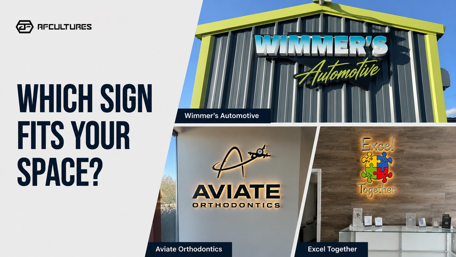 Channel Letters, Backlit Metal Signs, or Neon Flex: Which One Fits Your Space?