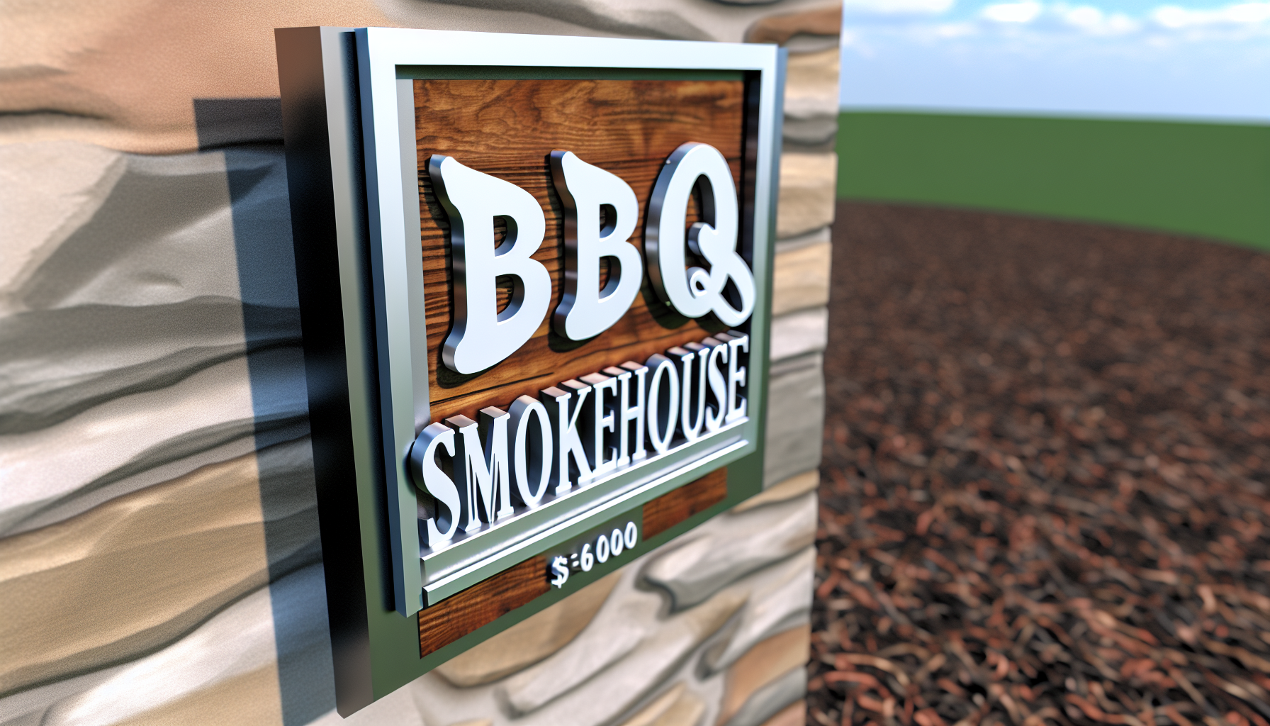 Premium custom signs for BBQ Smokehouse in California—durable, stylish, and expertly crafted to boost your restaurant’s curb appeal with AFCultures.