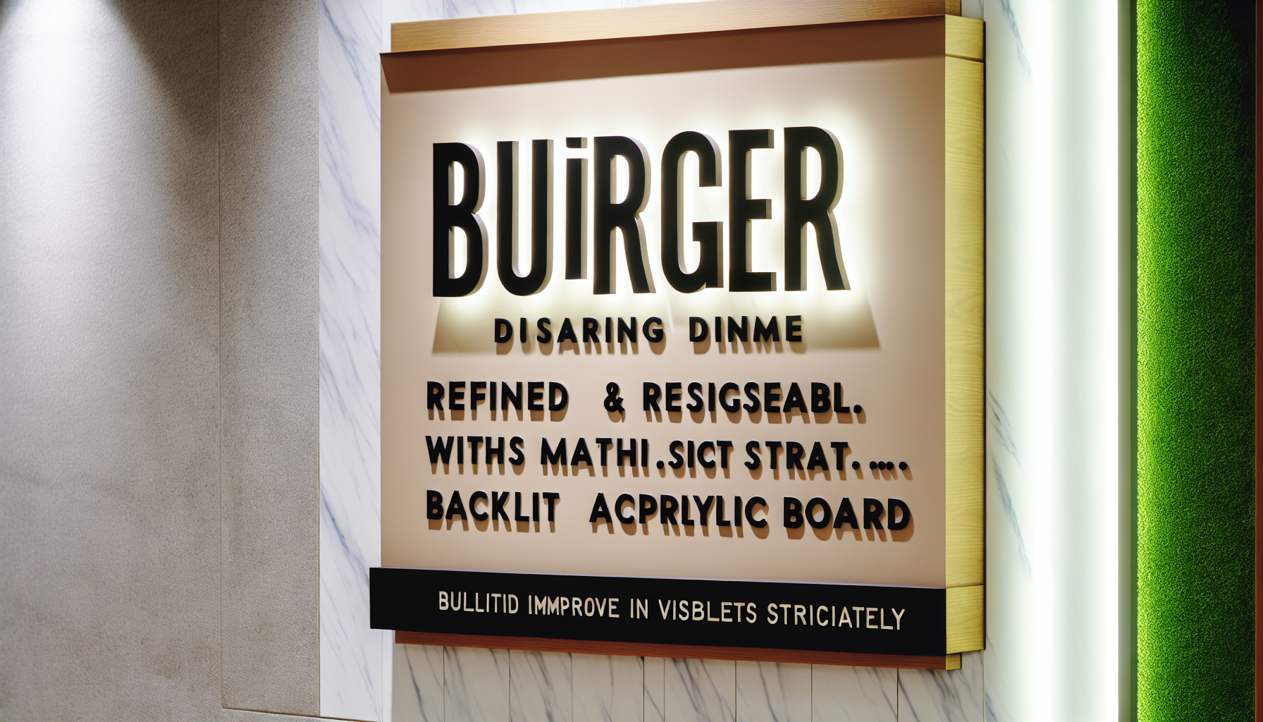 Stand out in California with AFCultures’ custom signs for Burger Joints—expertly designed for visibility, elegance, and lasting brand impact.