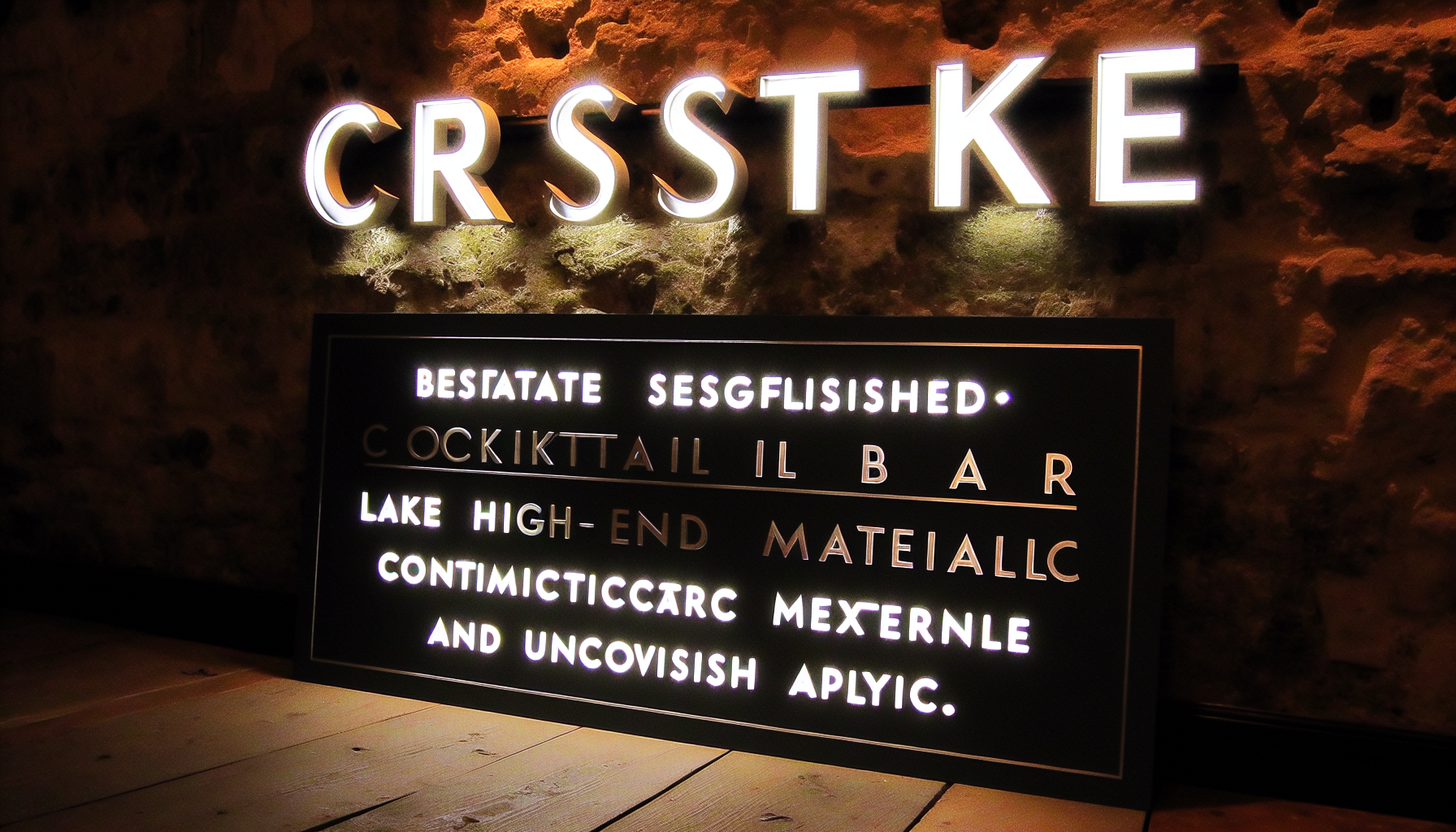 Transform your California cocktail bar with AFCultures' custom signs—designed to captivate, crafted for impact, and tailored to your brand.