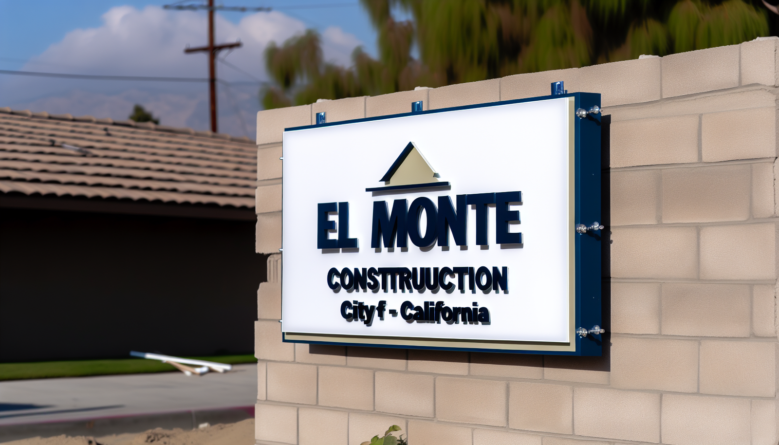 AFCultures delivers expert custom sign design and fabrication for Construction businesses in El Monte, California—premium materials, lasting impact.