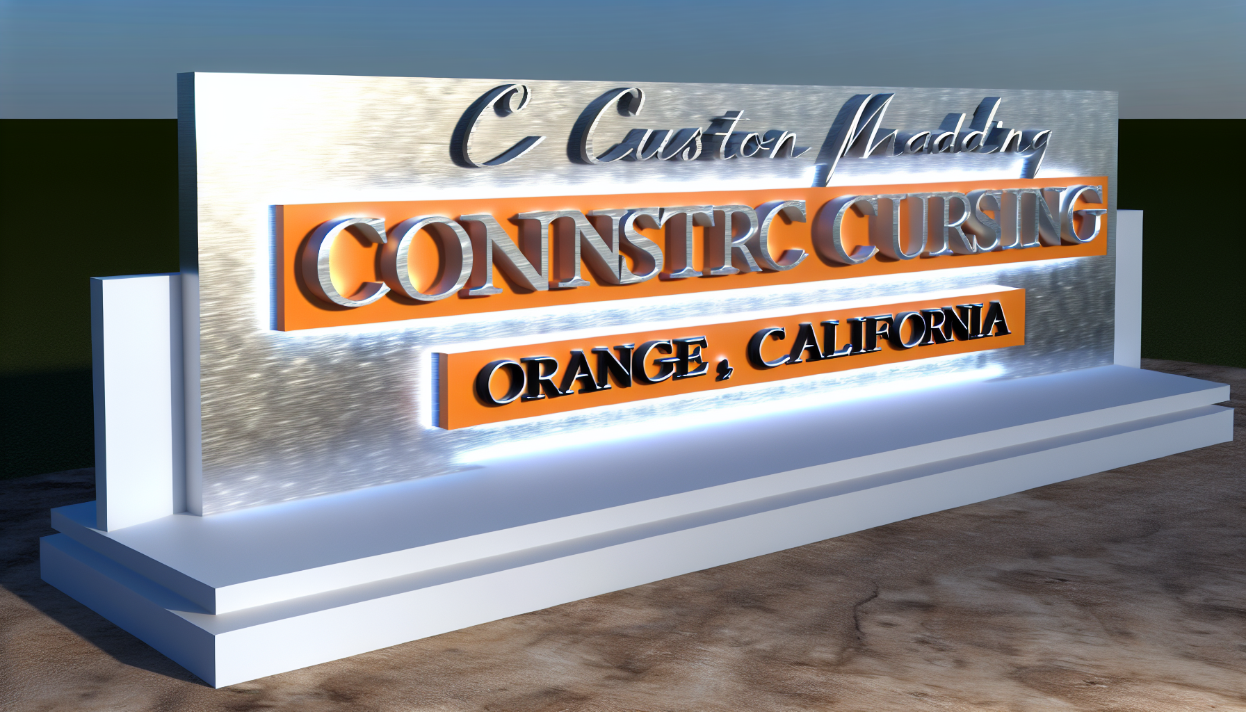 AFCultures delivers expertly crafted custom signs for construction businesses in Orange, CA—precision design, premium materials, and lasting impact.