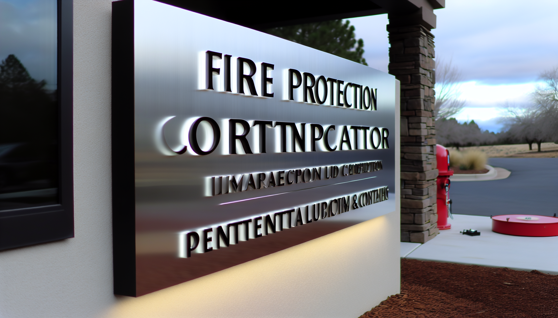 Showcase your expertise with custom signs for Fire Protection Contractors in California—designed for compliance, clarity, and premium visibility by AFCultures.