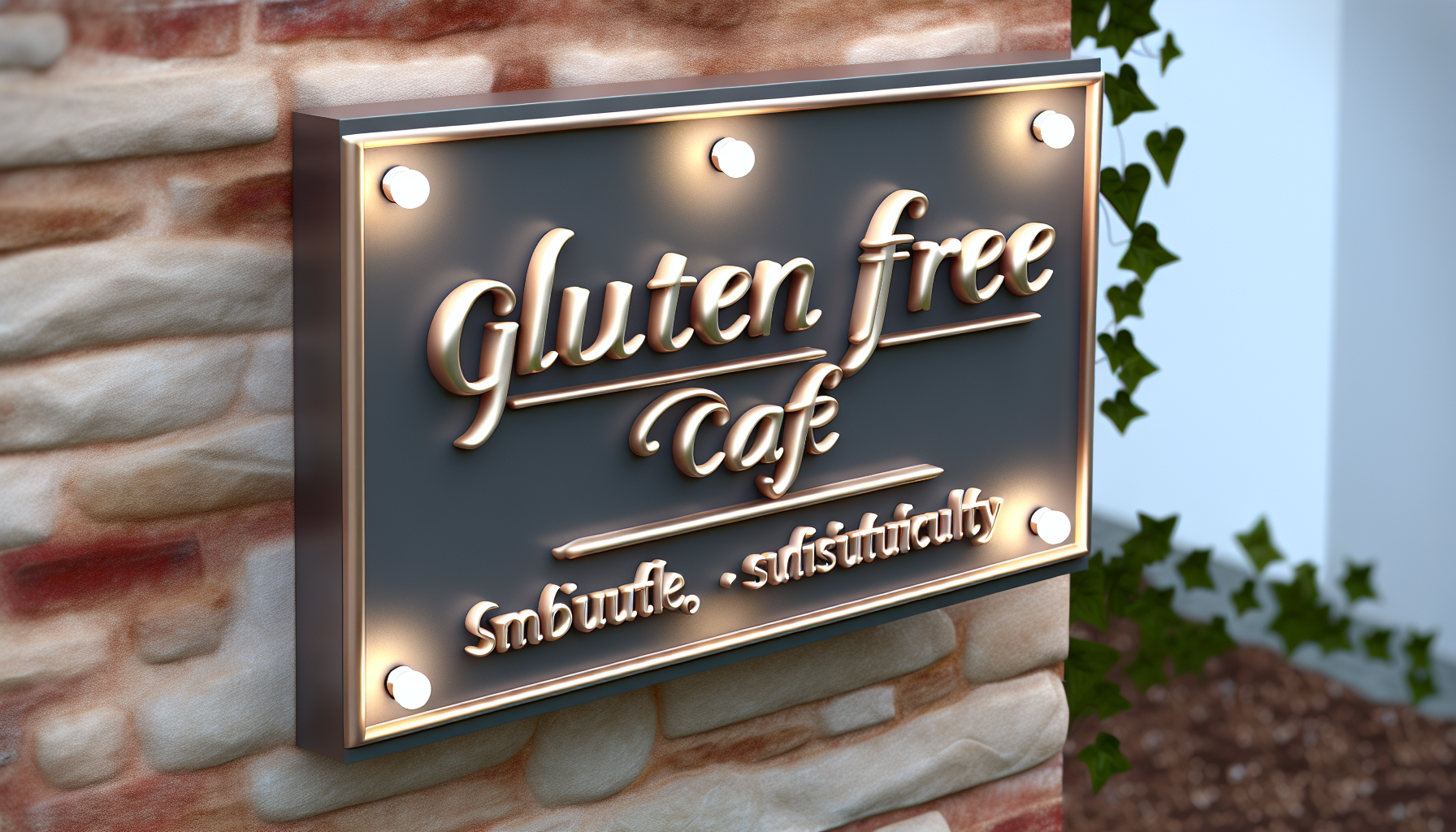 AFCultures crafts standout custom signs for Gluten-Free Cafes in California, enhancing visibility, style, and local brand presence.