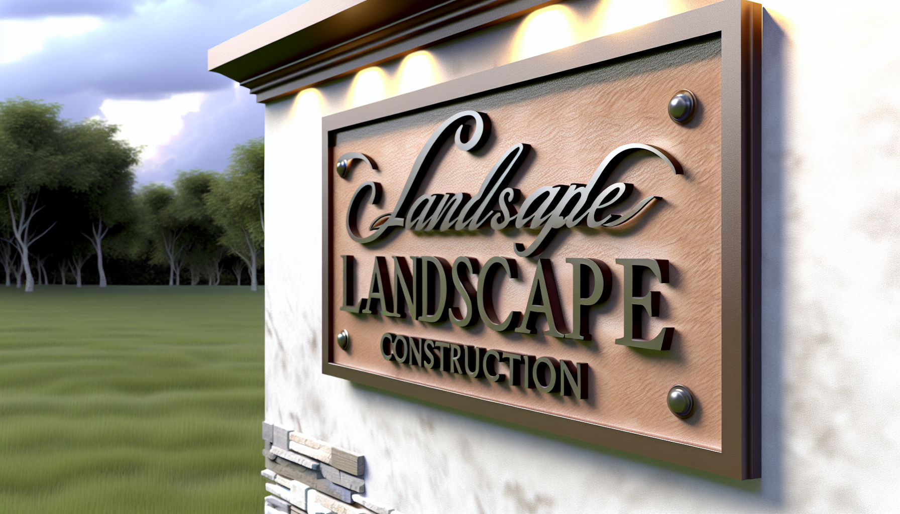 AFCultures crafts standout custom signs for Landscape Construction in California—designed for visibility, durability, and brand impact.
