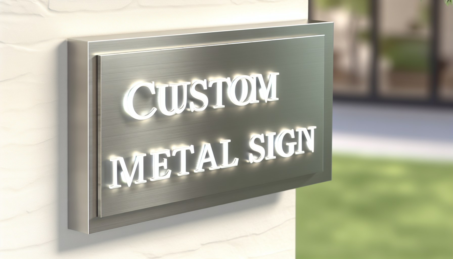 AFCultures crafts premium custom metal signs for Carlsbad retail stores, enhancing visibility and brand appeal with expert design and quality materials.