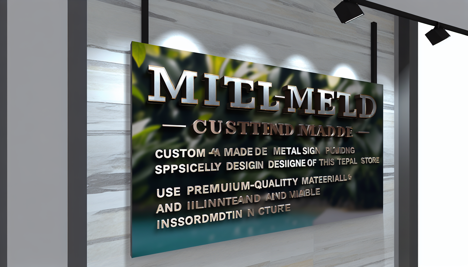 AFCultures crafts premium custom metal signs for Carson retail stores—designed to boost visibility and showcase your brand with standout style.