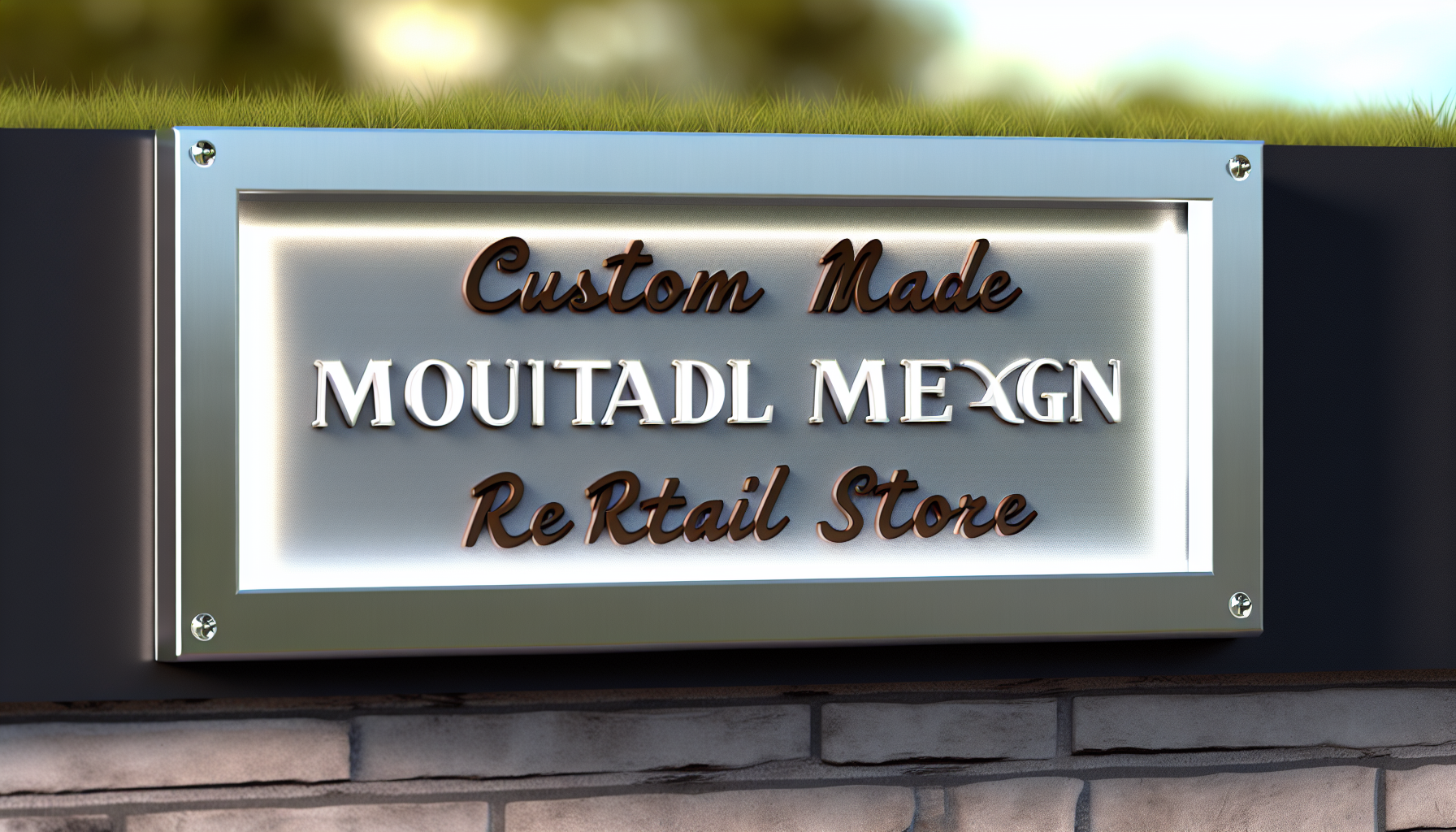 AFCultures crafts premium custom metal signs for Retail Stores in Costa Mesa, California, blending design expertise with durable materials for standout branding.