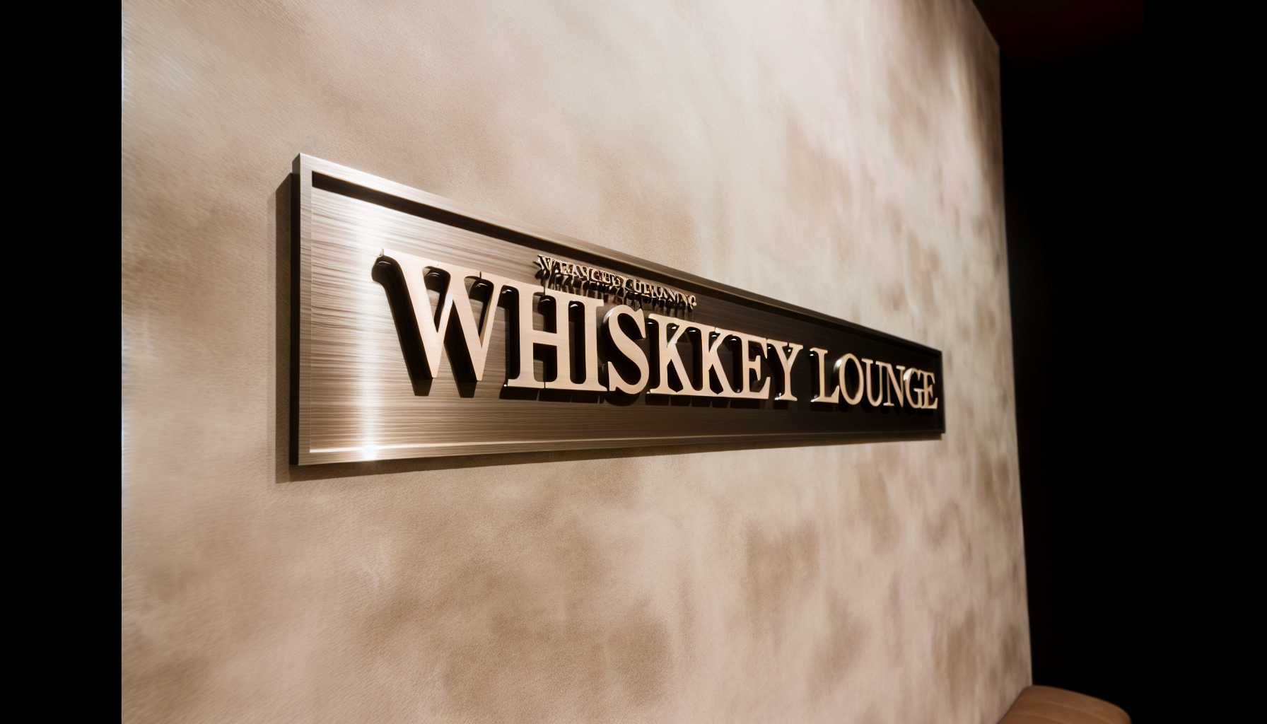Transform your Whiskey Lounge in California with AFCultures’ expertly crafted custom signs—designed for elegance, durability, and unforgettable ambiance.