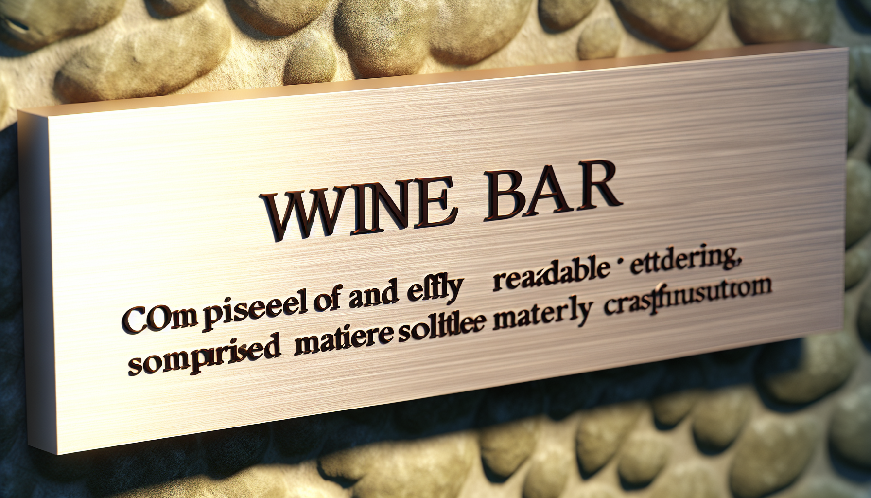 Elevate your California Wine Bar with custom signs by AFCultures—expertly crafted for style, durability, and standout branding.