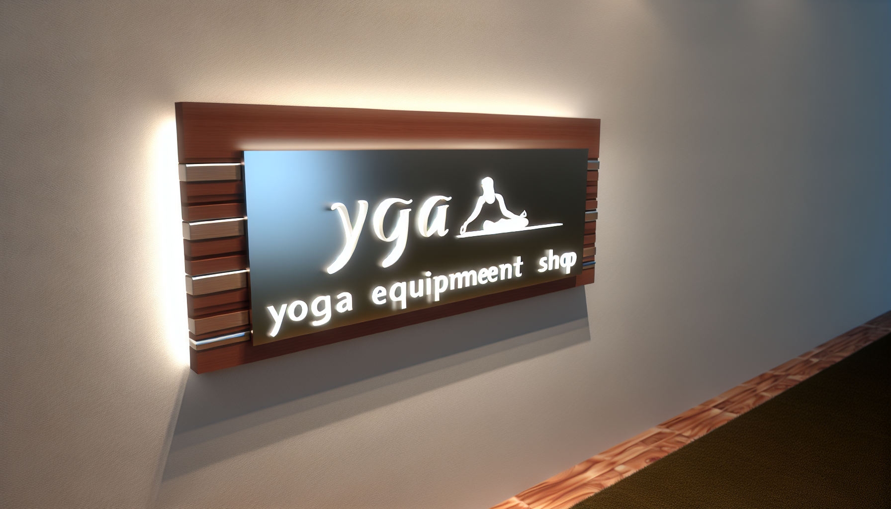 Custom signs by AFCultures help California Yoga Equipment Shops attract mindful clients and reflect their unique brand with expert design and quality materials.