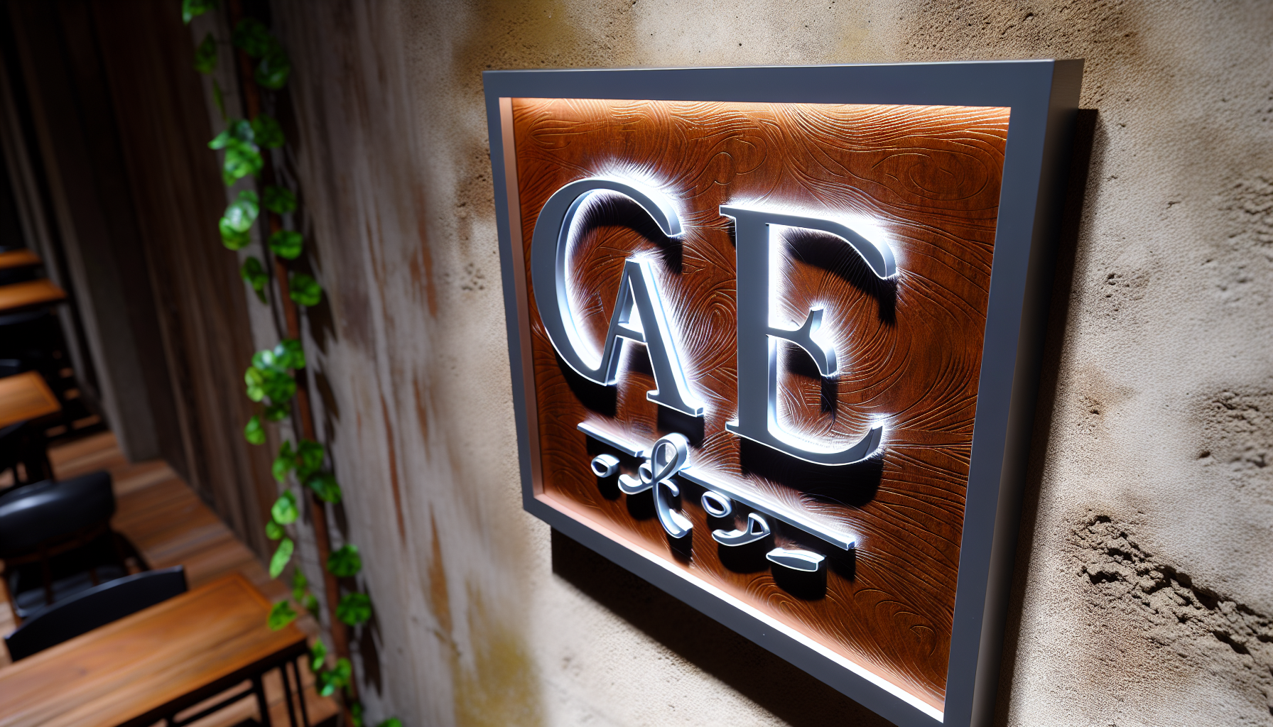 Transform your Corona cafe with a custom sign by AFCultures—crafted for elegance, visibility, and lasting brand impact.