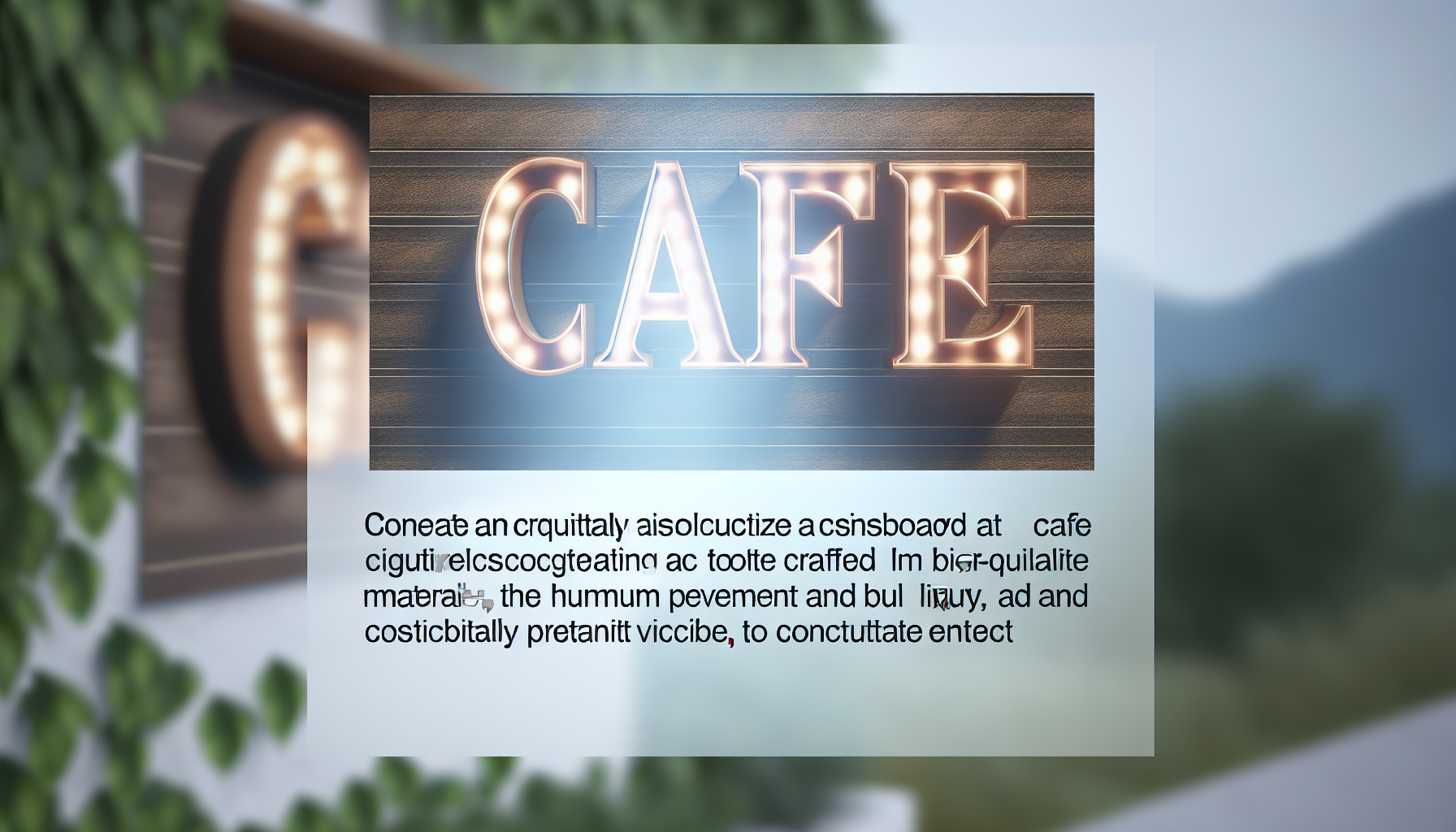 Transform your Glendale cafe with a custom sign by AFCultures—expertly crafted for standout design, durability, and lasting local impact.