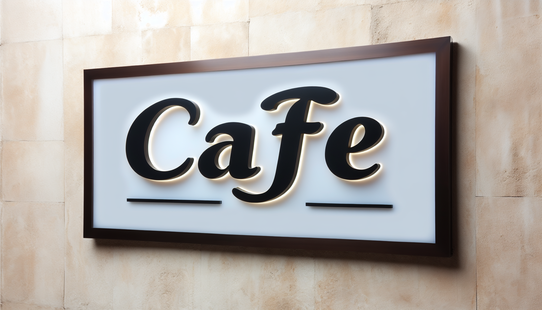 AFCultures crafts custom signs for cafes in Irvine, CA—combining standout design, premium materials, and expert illumination to attract more customers.