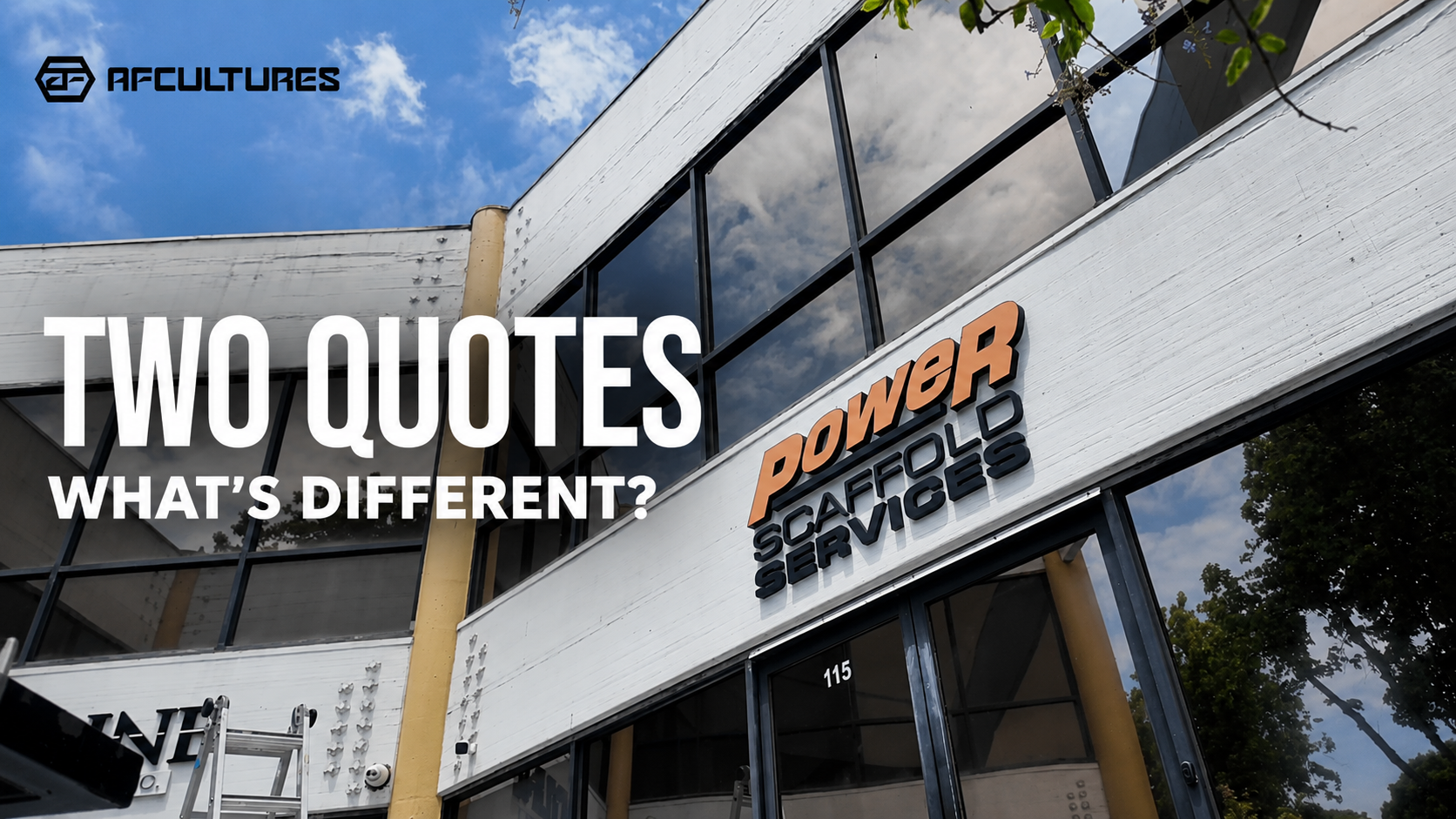 Two custom sign quotes being compared for the same business signage project