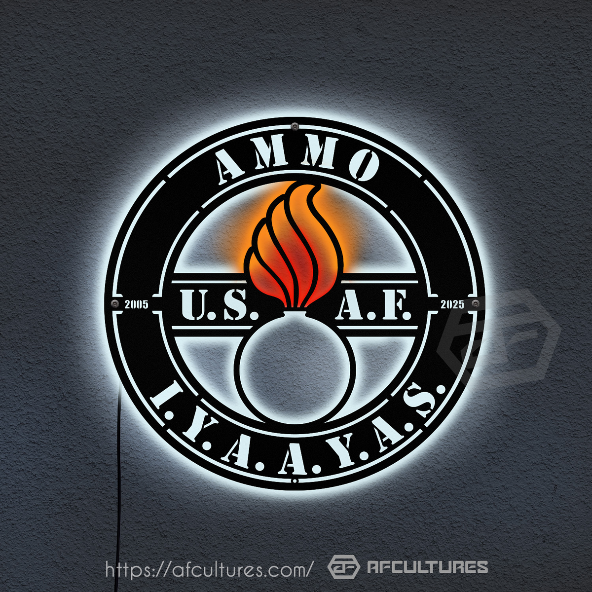 ammo iyaayas retail metal signs for sale
