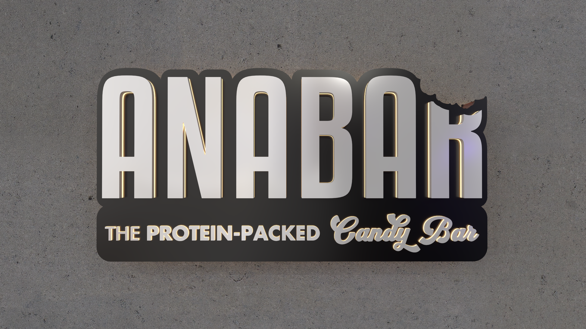 anabar retail storefront with 3d signage