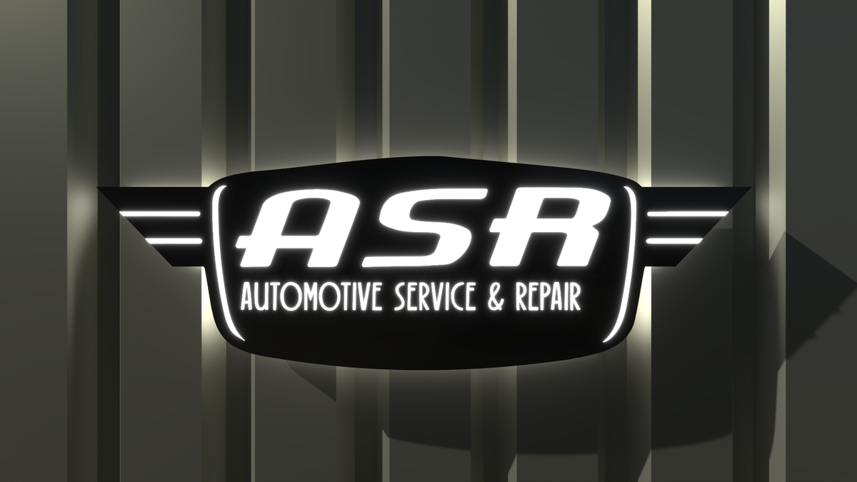 automotive service and repair 3d signs for business exterior