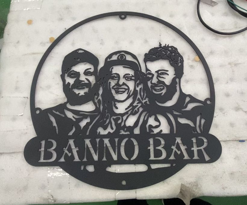 banno bar metal sign for restaurants and bars