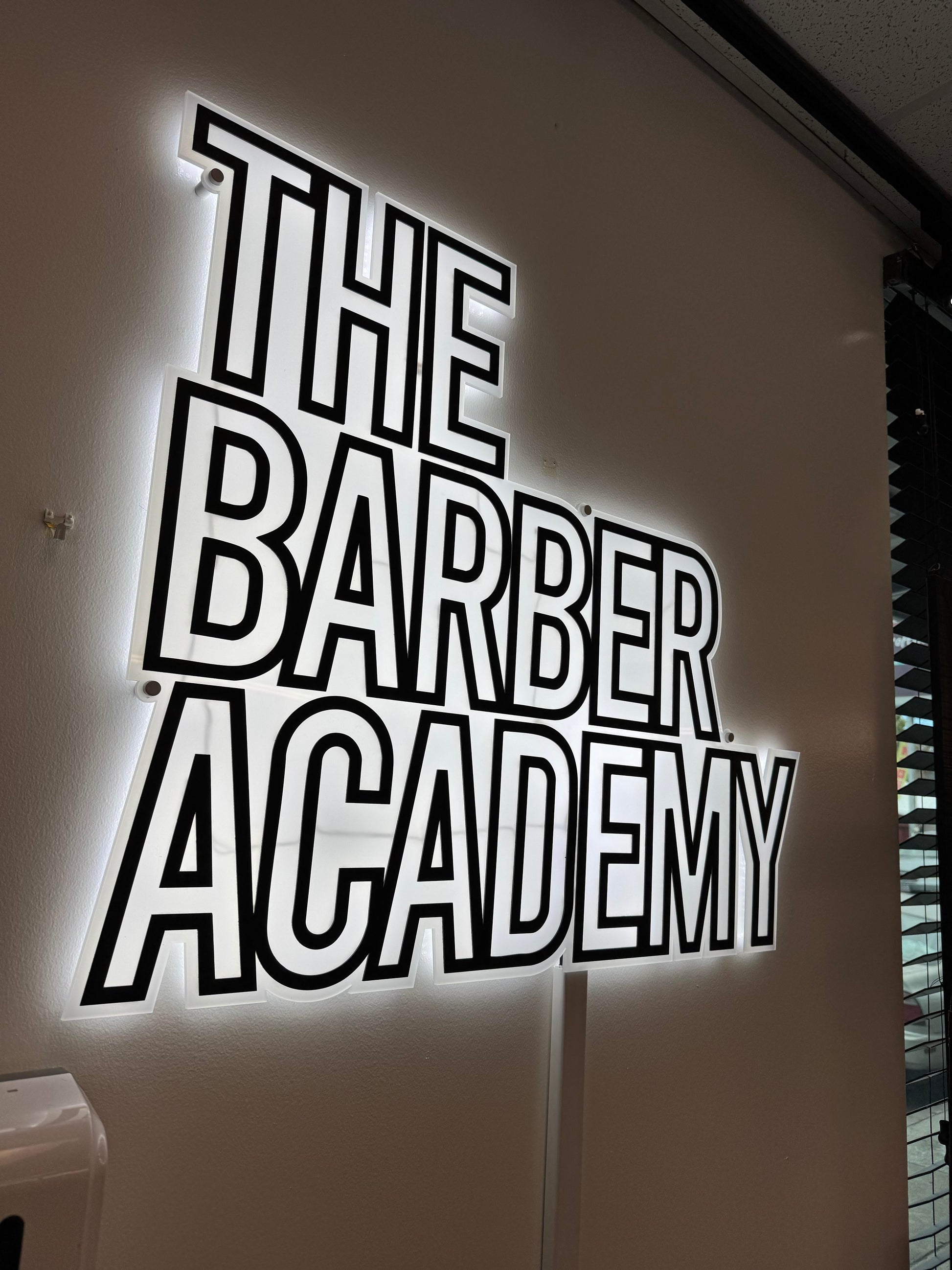 barber academy healthcare metal signs wall decor