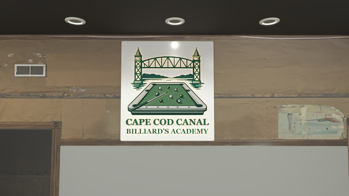 3d signs for arts and entertainment at cape cod canal