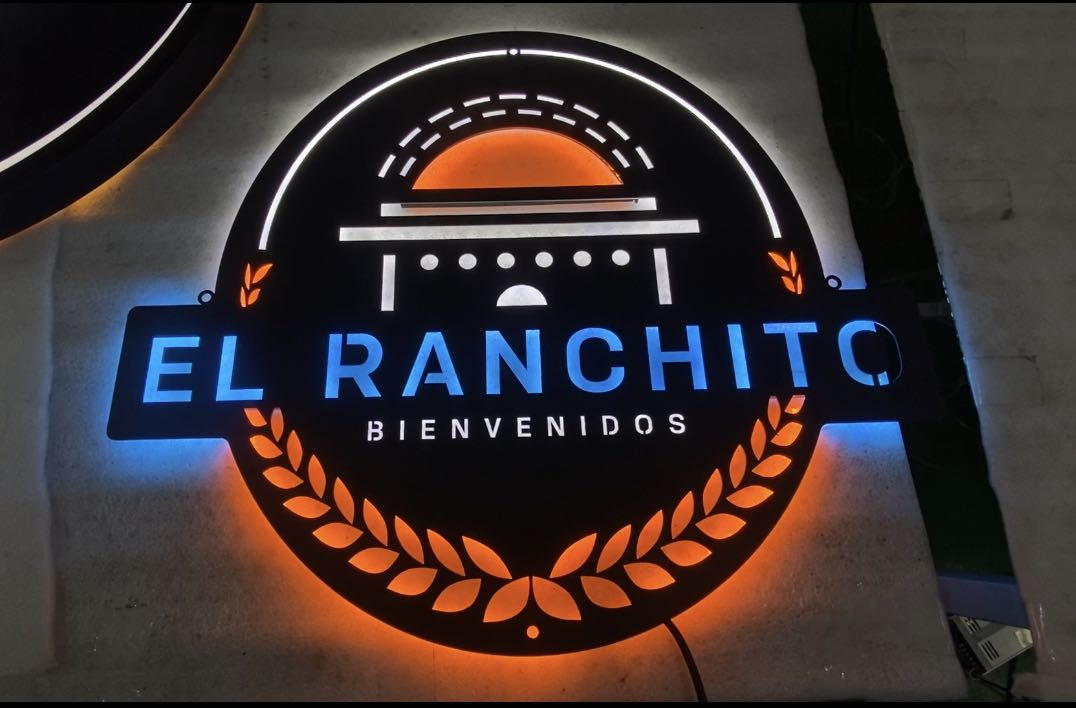 el ranchito llc custom metal sign for restaurants and bars