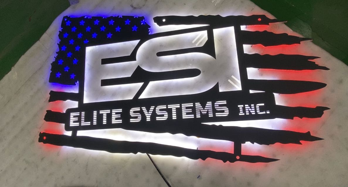 elite systems inc custom metal signs for personal services