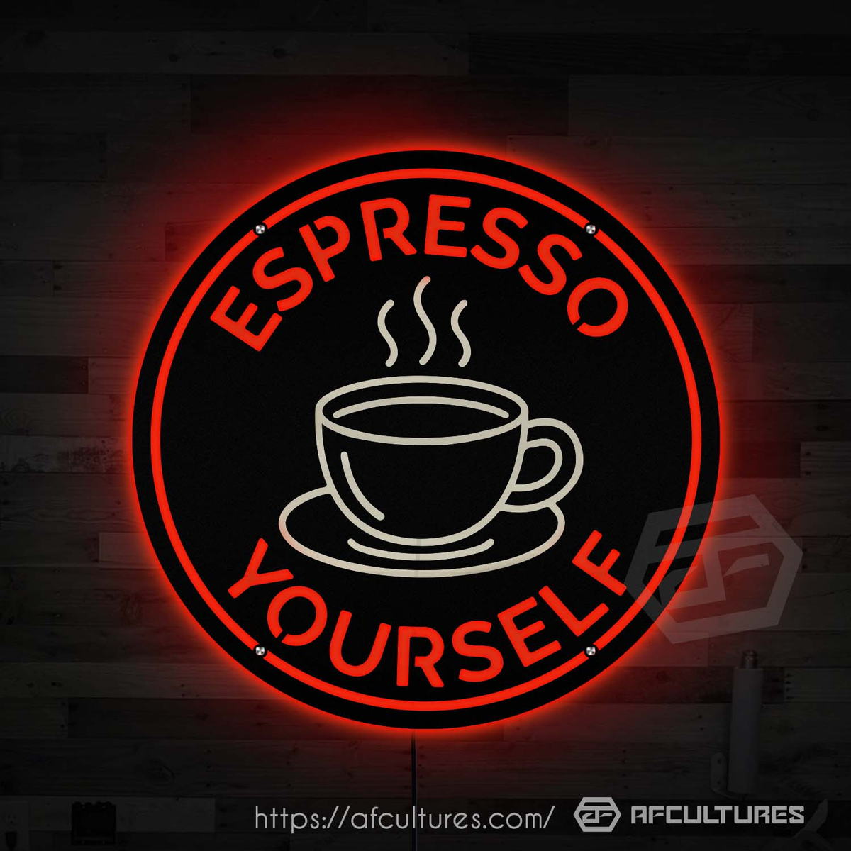 espresso yourself coffee bar metal sign for restaurants and bars