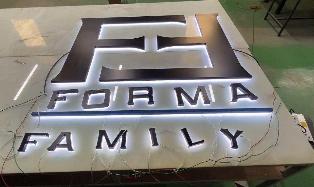 forma gym sports and fitness 3d signs indoor signage