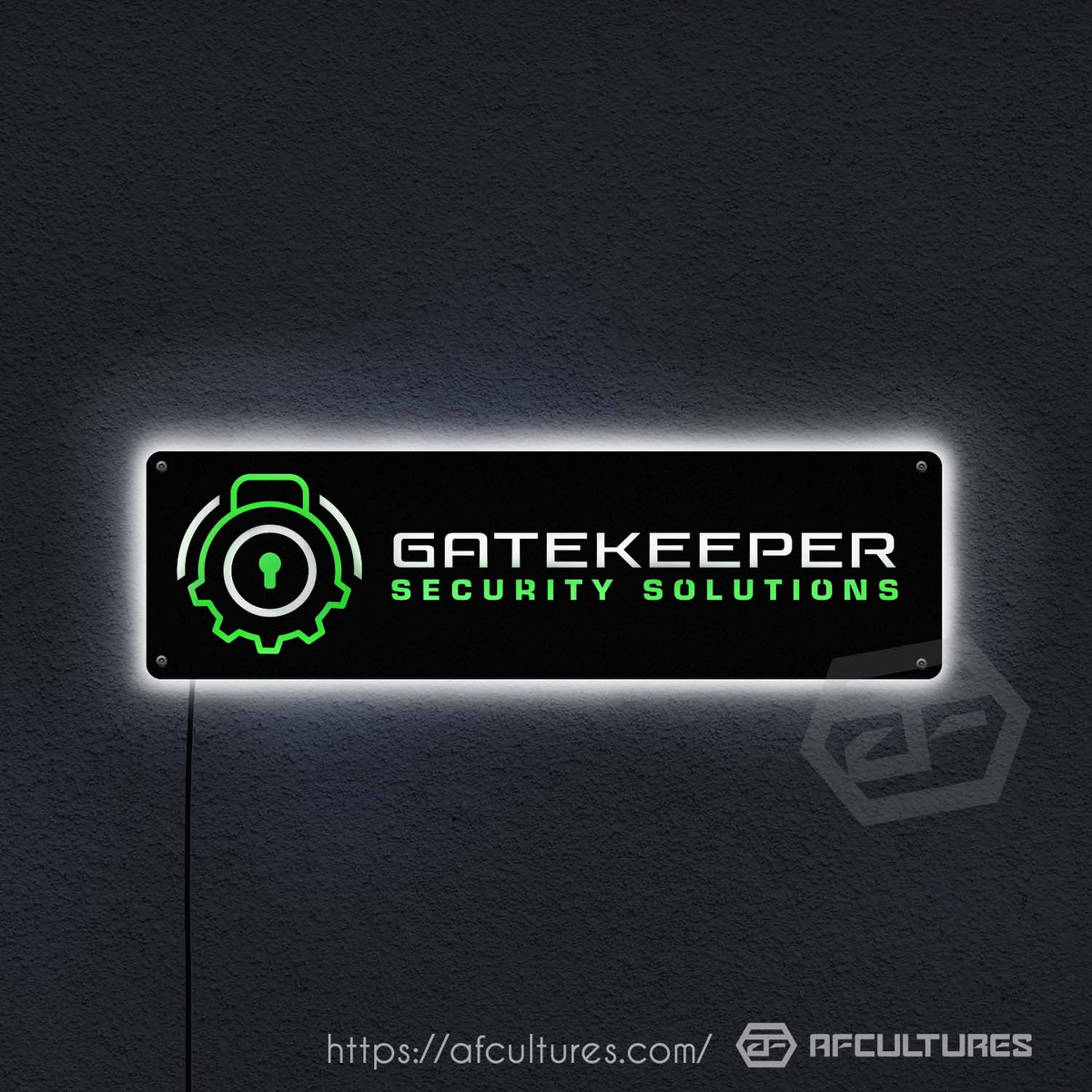 Afcultures custom signs for Gatekeeper Security Solutions – AFCultures
