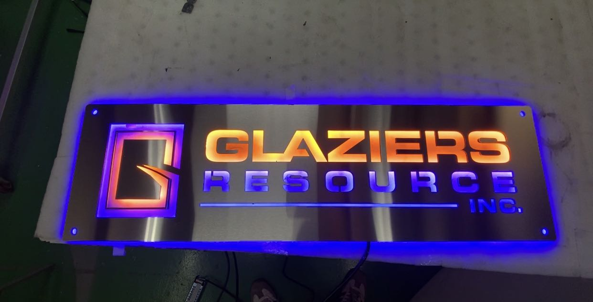 metal signs for glaziers resource personal services