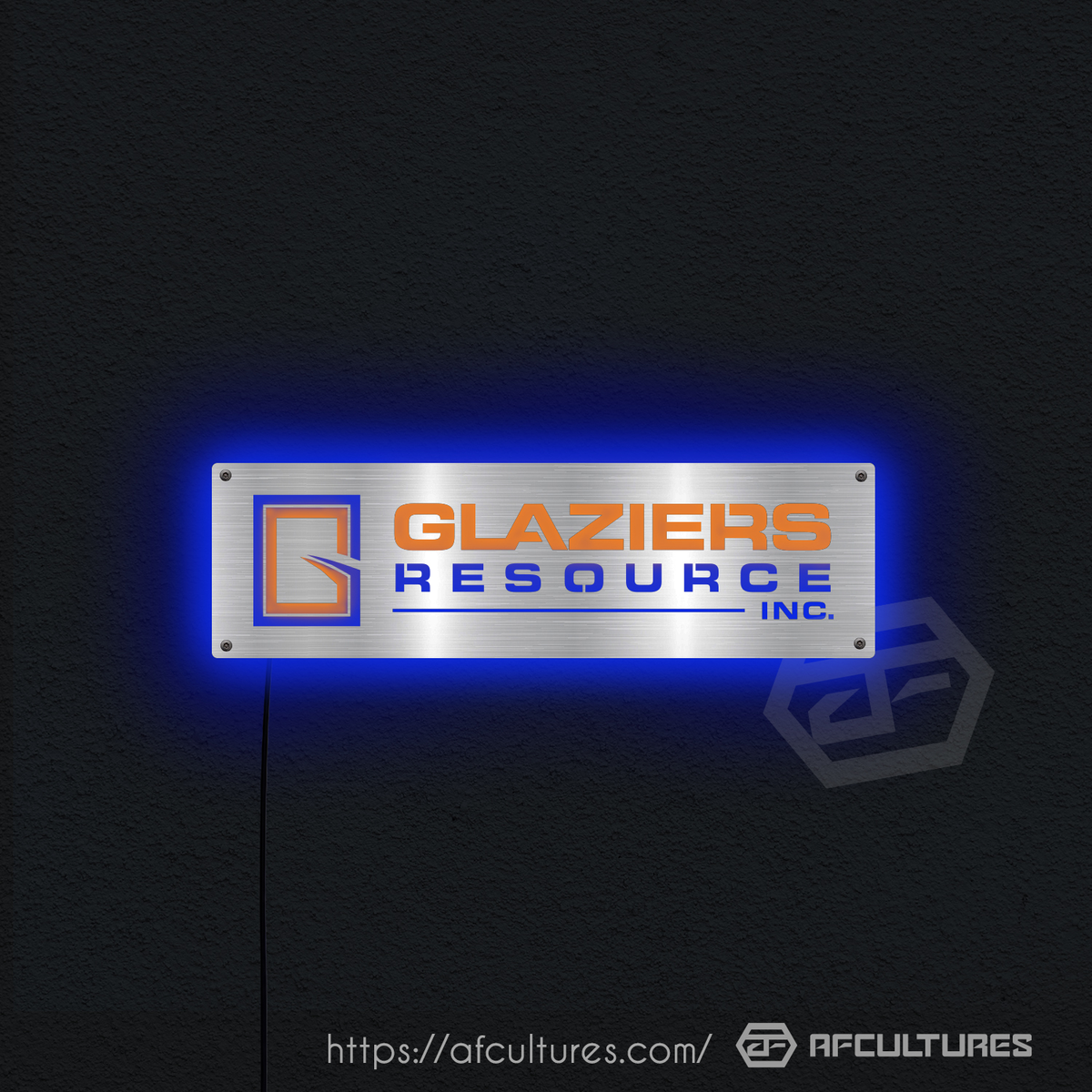 metal signs for personal services from glaziers resource