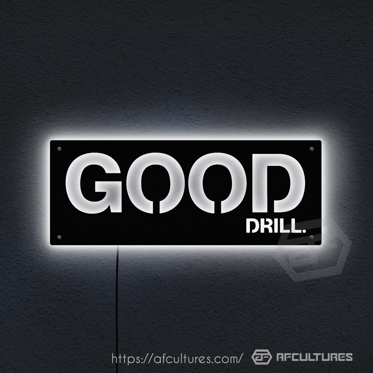 custom metal sign for education by good drills