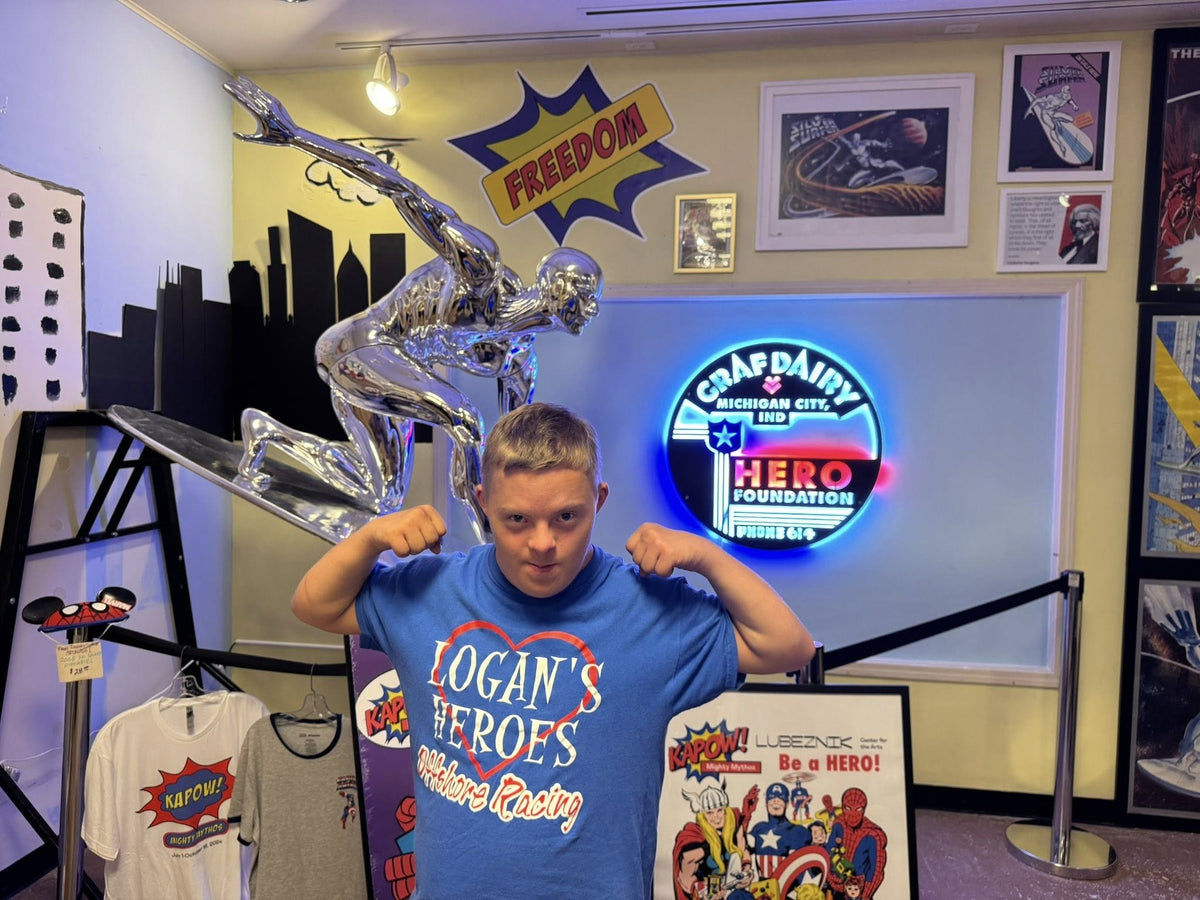 graf dairy hero foundation metal sign for social and community organizations