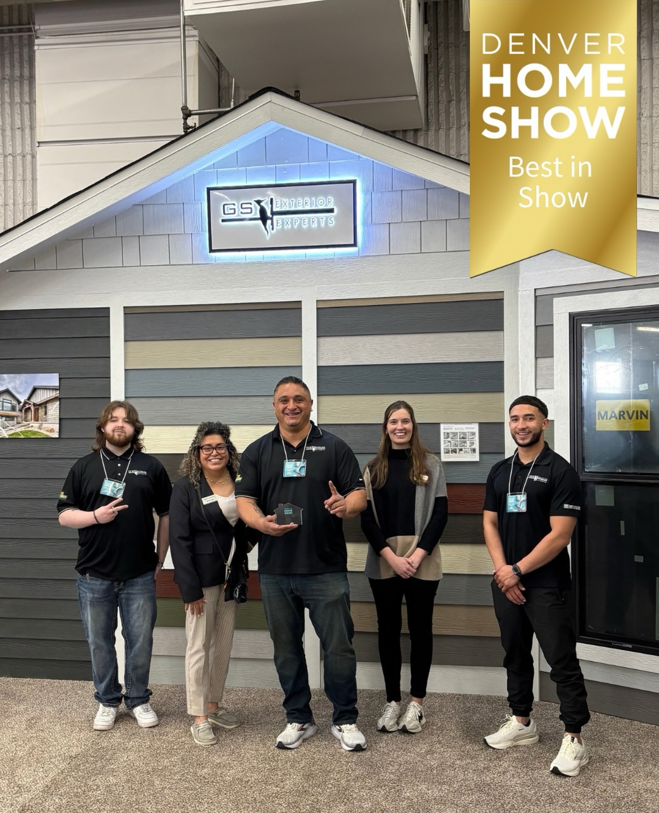 custom 3d signage for gs exterior experts construction company