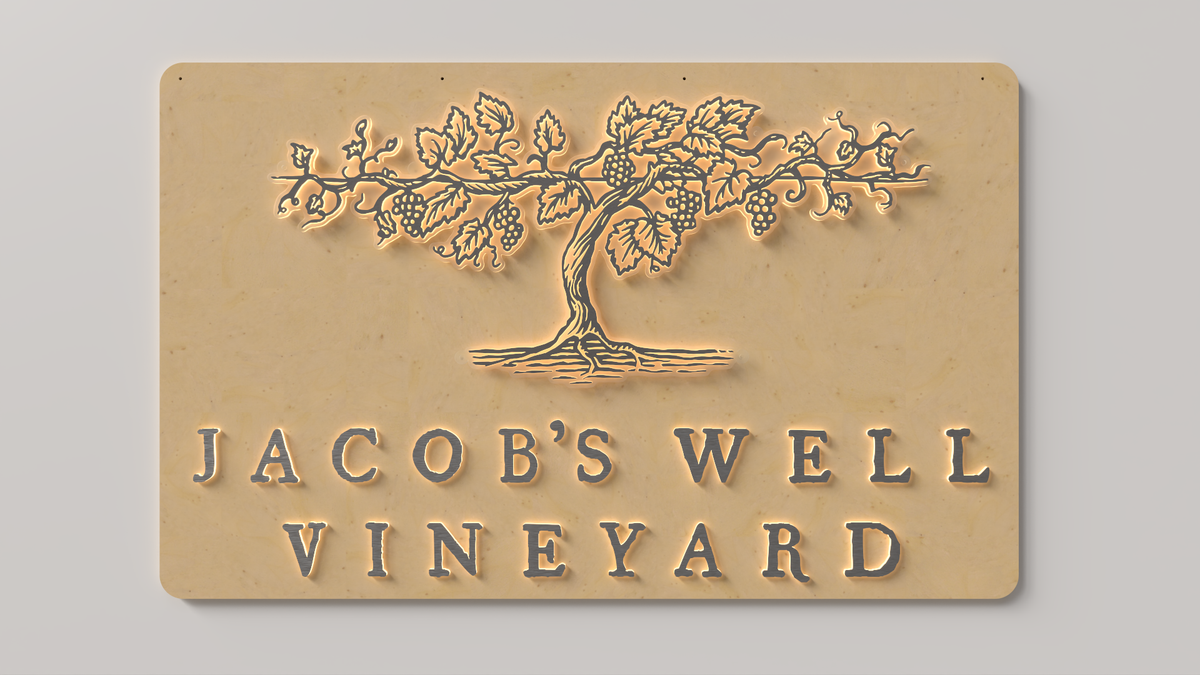 jacobs well vineyard arts and entertainment 3d signs