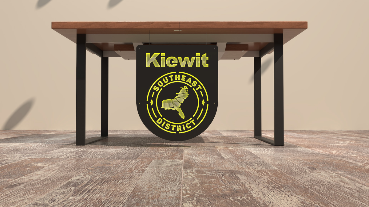 kiewit corporation construction metal signs