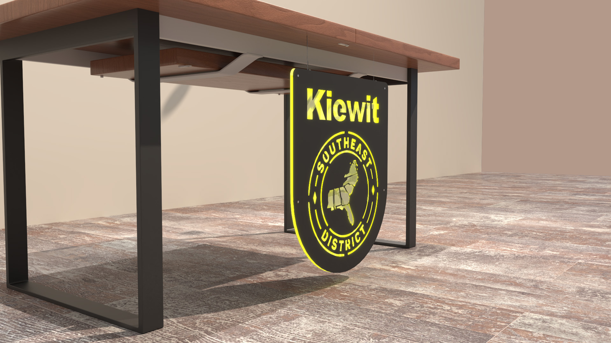 kiewit corporation construction metal signs