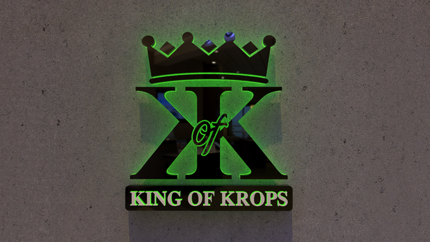 Afcultures custom signs for King of Krops – AFCultures