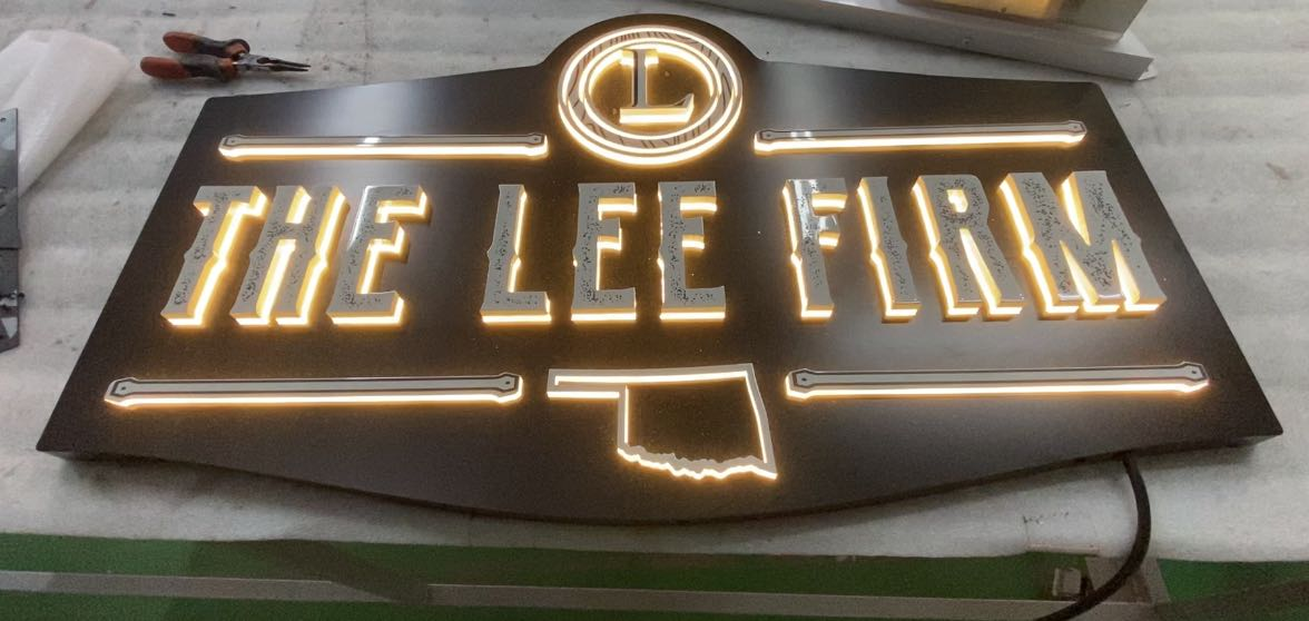 law firm arts entertainment 3d signs signage