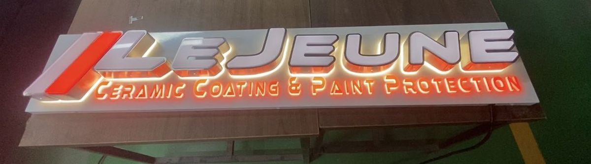lejeune auto detailing company logo