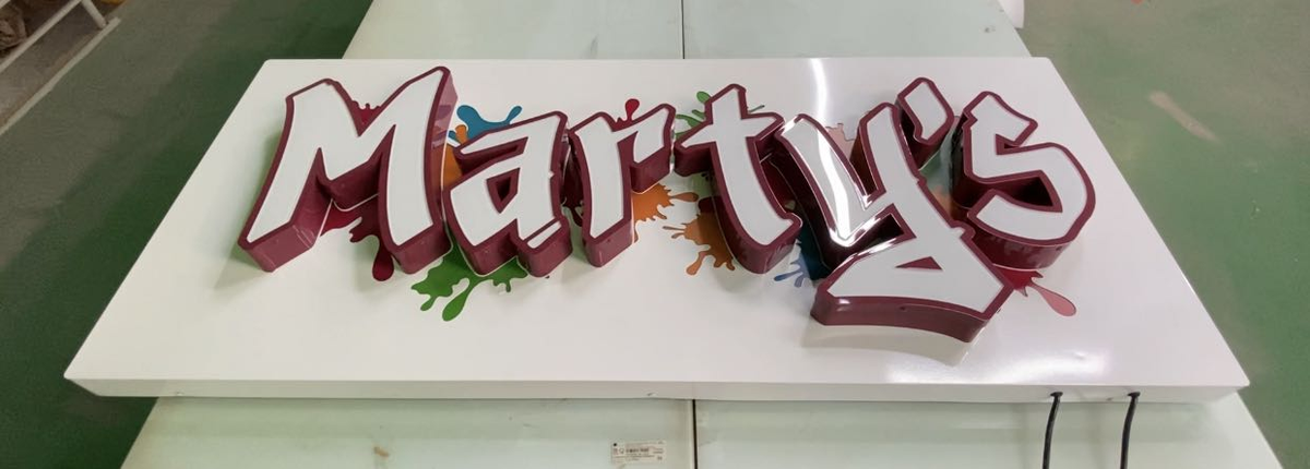 martys personal services custom 3d signs display