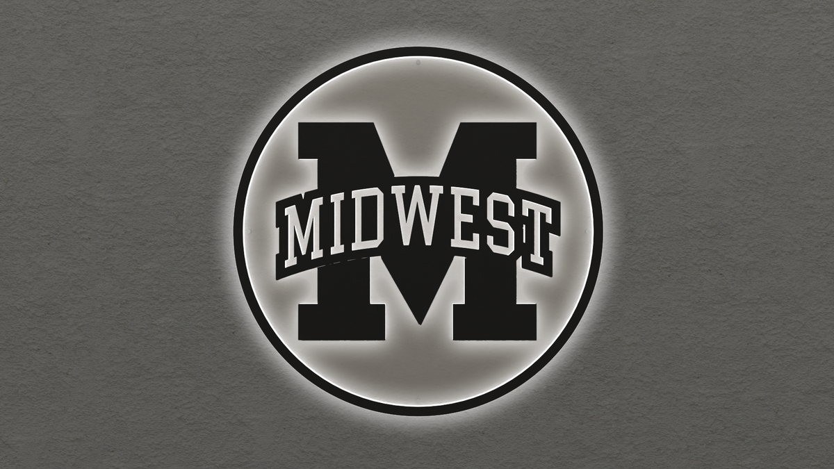 midwest social and community organization metal signs for local businesses and public spaces