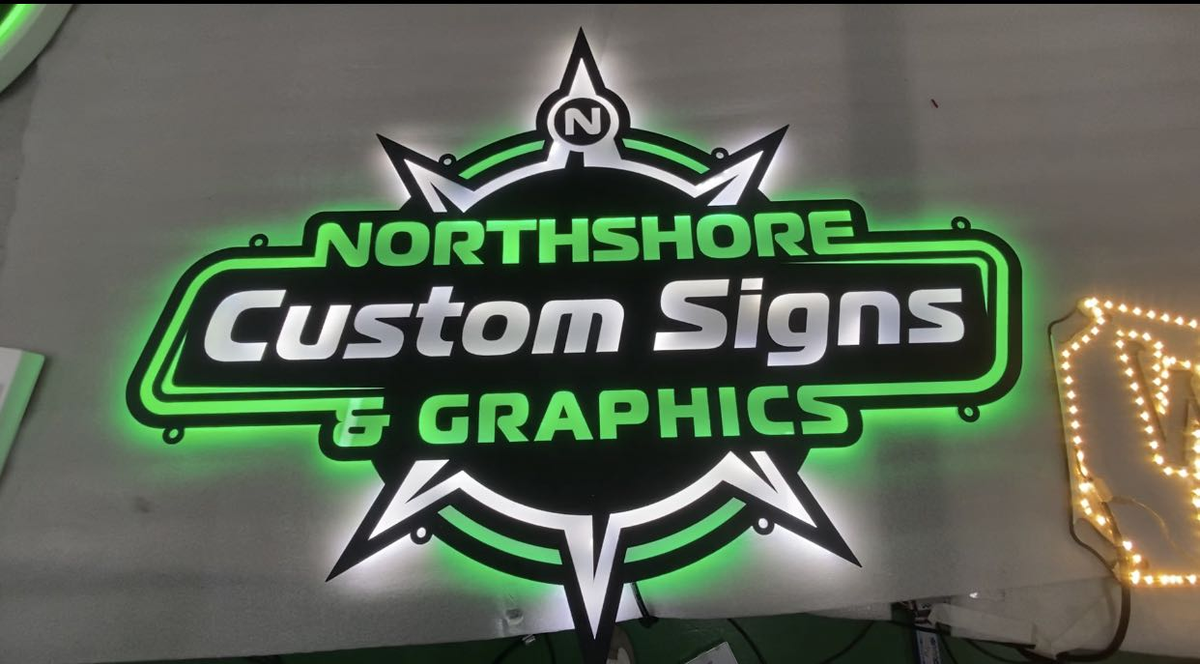 metal sign for personal services by northshore custom signs and graphics