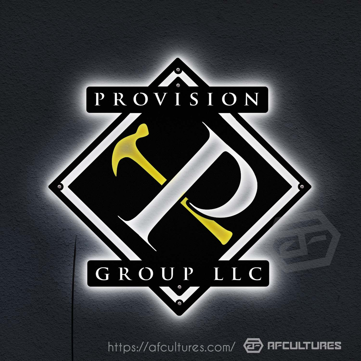 provision group llc real estate and metal signs