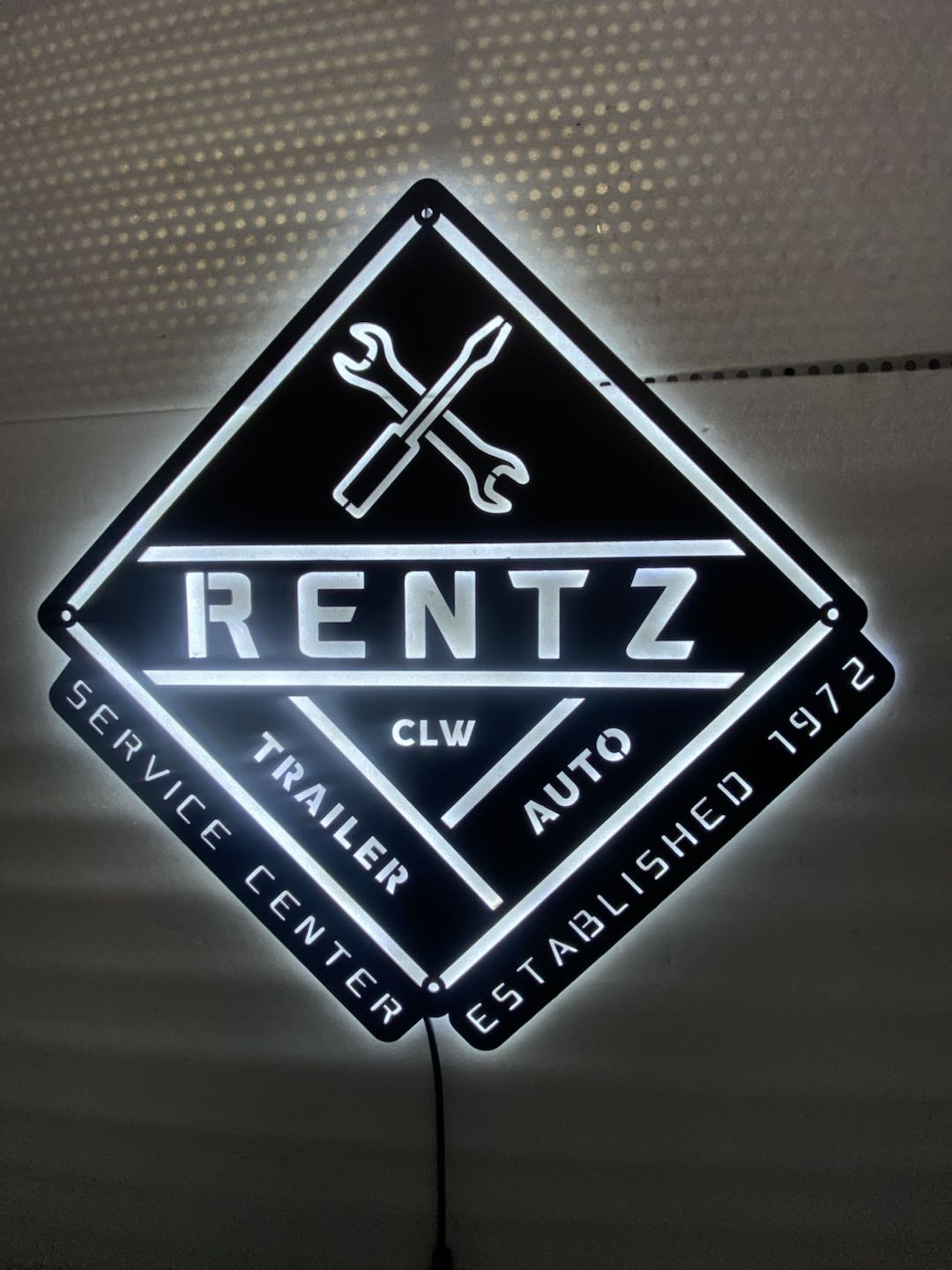 Parry Rentz Branded Custom Signs for Rentz of Clearwater | AFCultures Sign Solutions