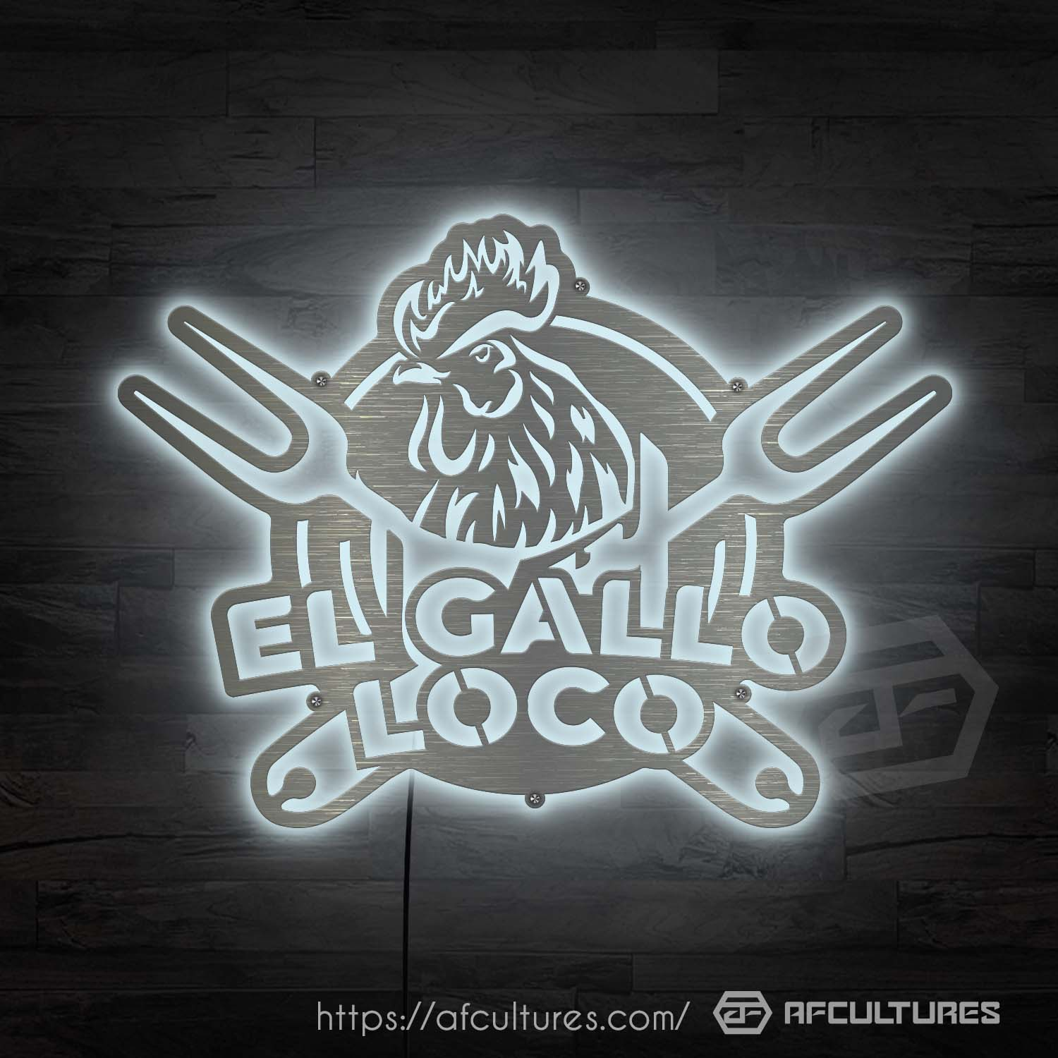 custom metal sign for restaurants and bars by elgallolocomn