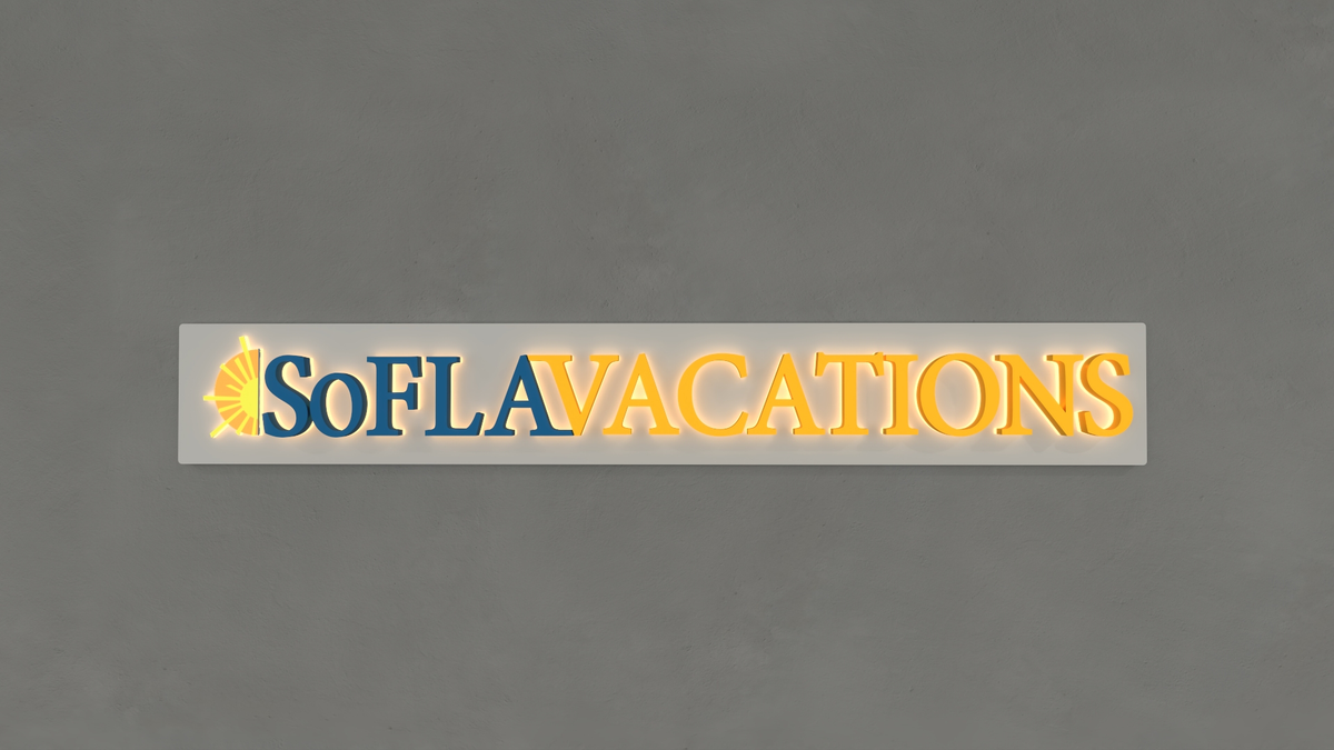 sofla vacations real estate 3d signs